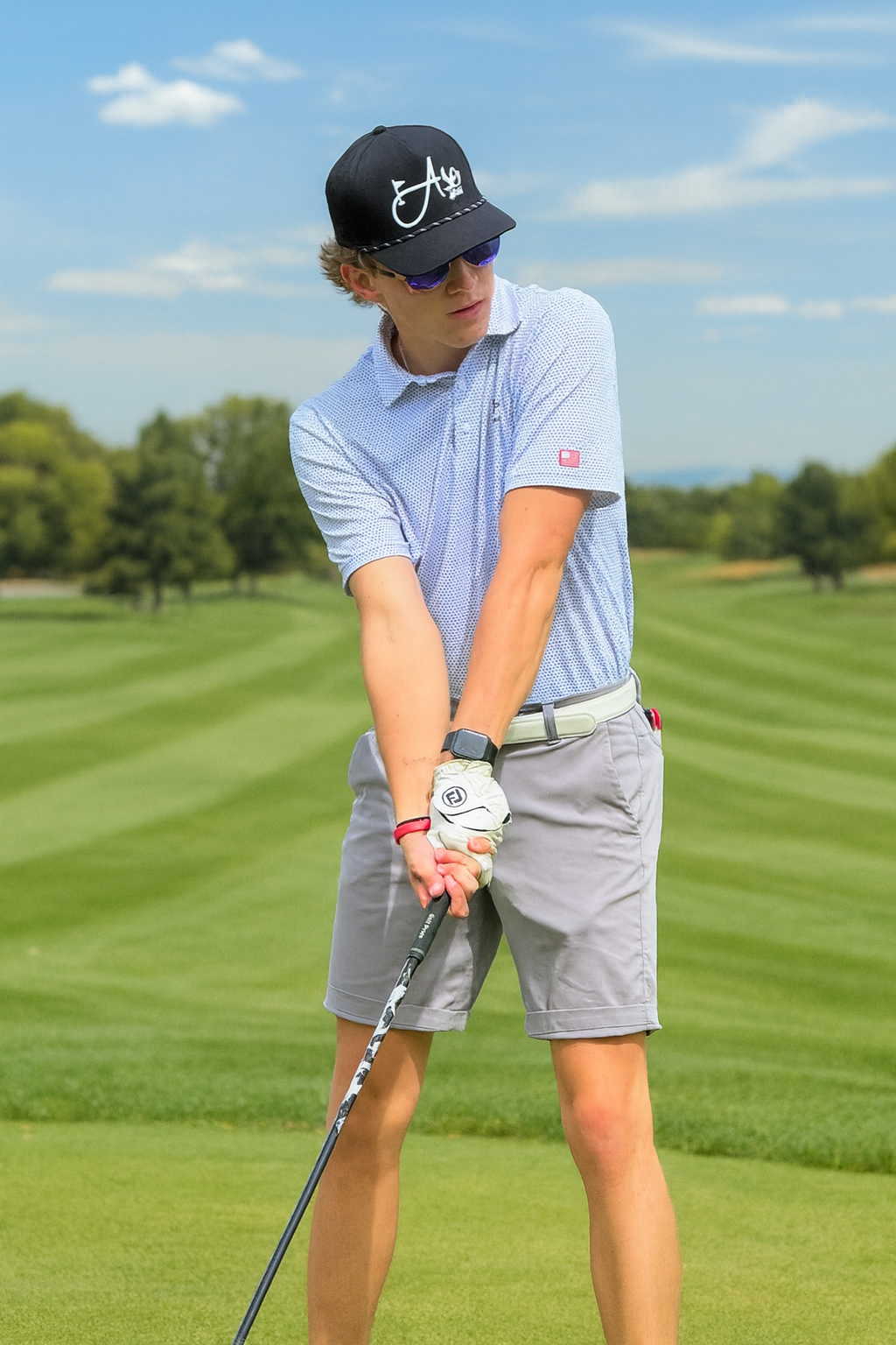 Ase Golf 5 Panel Rope Hat
