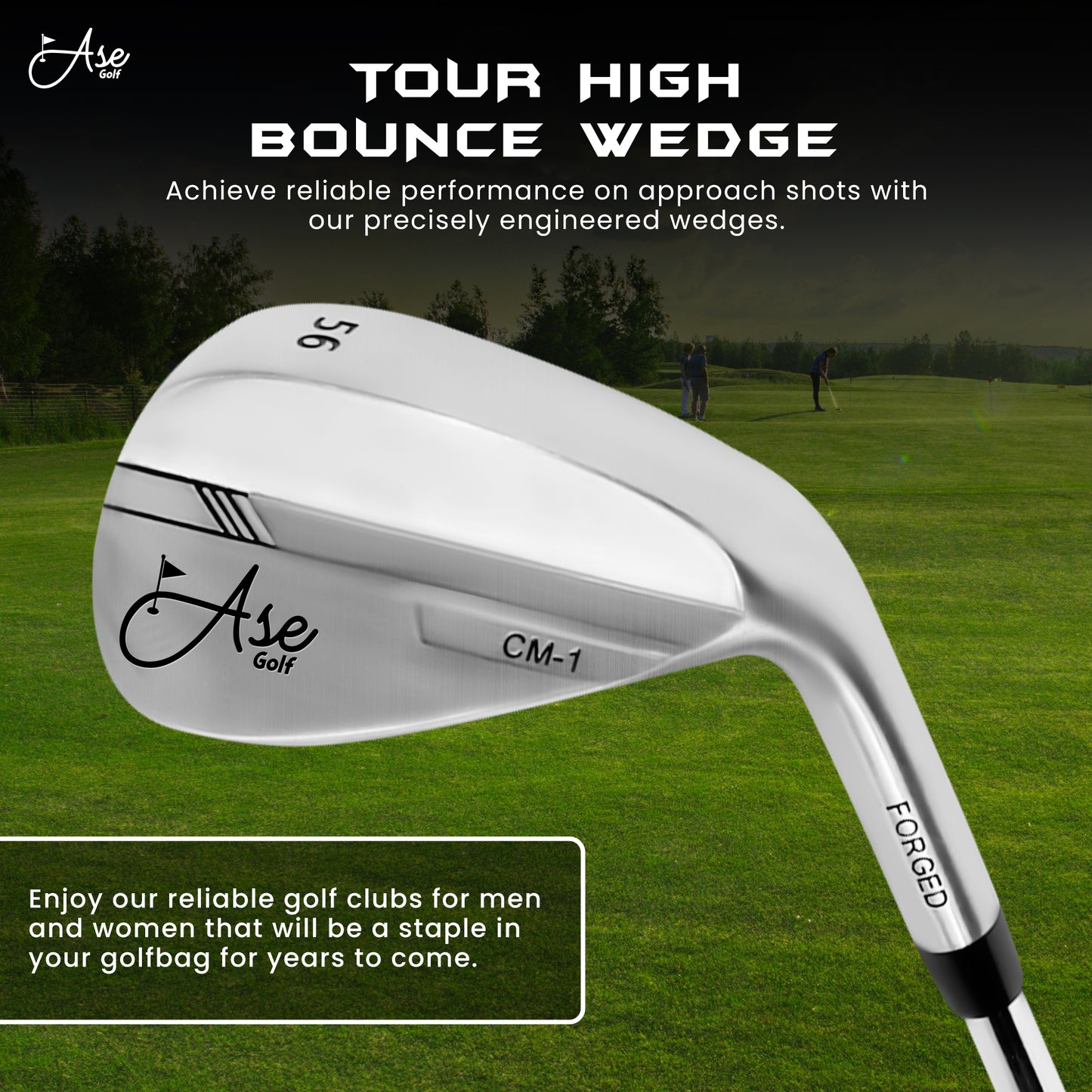Ase Golf 3-Piece Wedge Set (52,56,60)