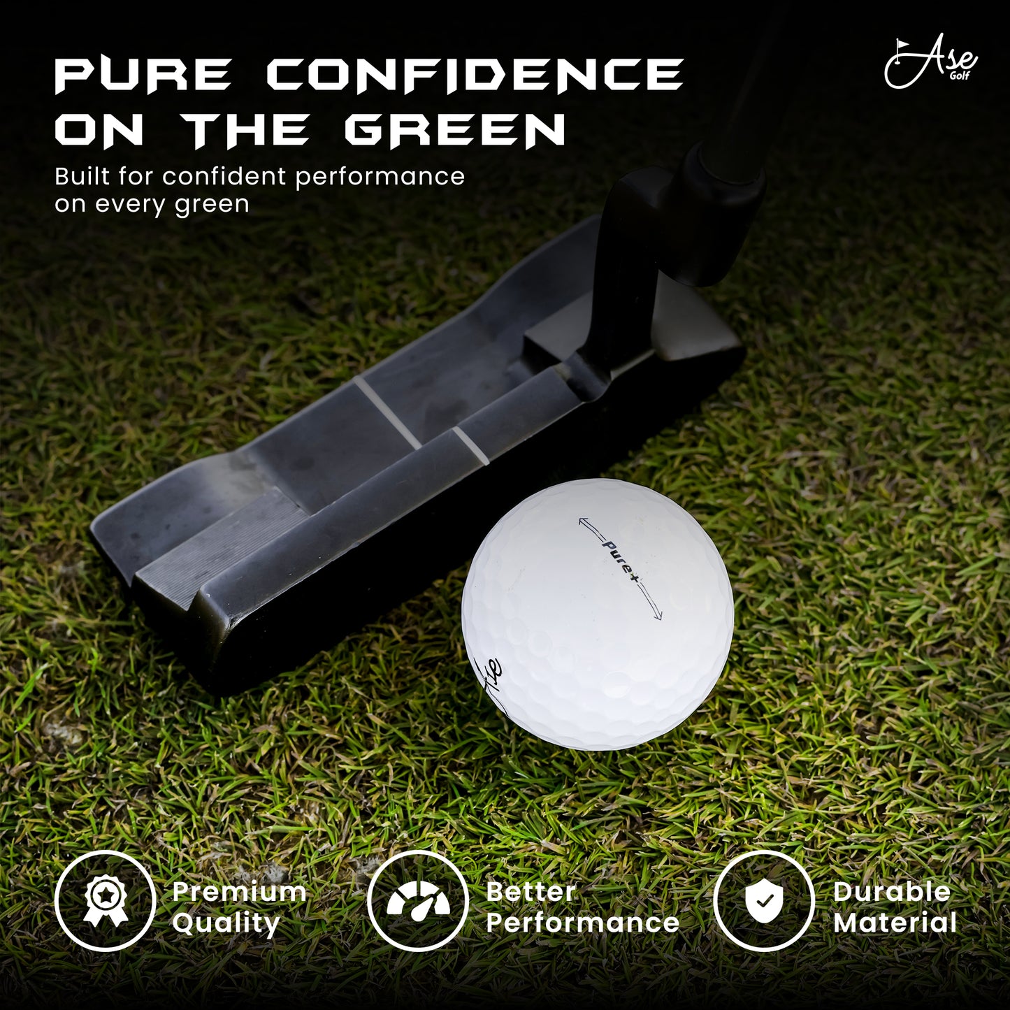 Ase Pure+ Golf Ball