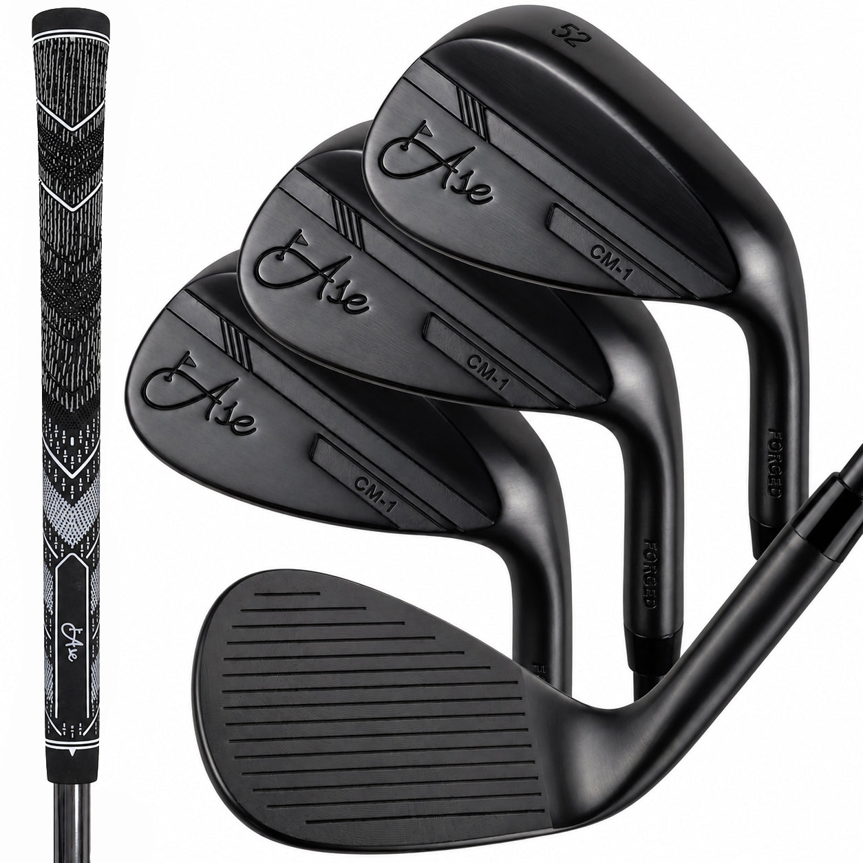 Ase BLACKOUT 3-Piece Wedge Set (52,56,60)